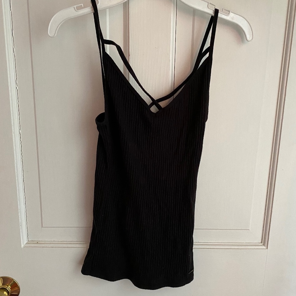 Hollister black tank top